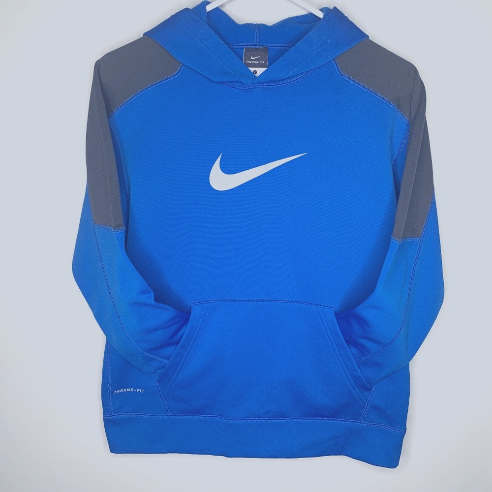 Nike Therma Fit Pull over Hoodie Blue